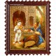 Palace Krishna Fruit Tanjore Painting, Krishna Tanjore Painting