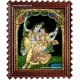 Swinging Radha Krishna Tanjore Painting, Krishna Tanjore Painting