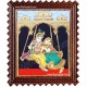 Swinging Radha Krishna Tanjore Painting, Krishna Tanjore Painting