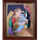 Yasodha Krishna Tanjore Painting, Krishna Tanjore Painting