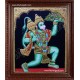 Hanuman With Sanjeevi Malai Tanjore Painting, Anchaneyar Tanjore Painting