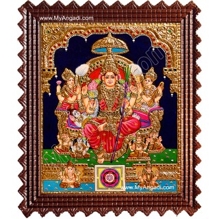 Raja Rajeswari Tanjore Painting, Amman Tanjore Painting