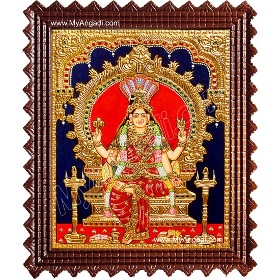 Renuka Devi Tanjore Painting, Amman Tanjore Painting