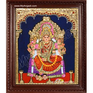 Samayapuram Mariyamman1 Tanjore Painting, Amman Tanjore Painting