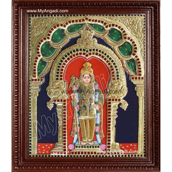 Murugan Tanjore Painting, Murugar Tanjore Painting Murugan Tanjore Painting, Murugar Tanjore Painting