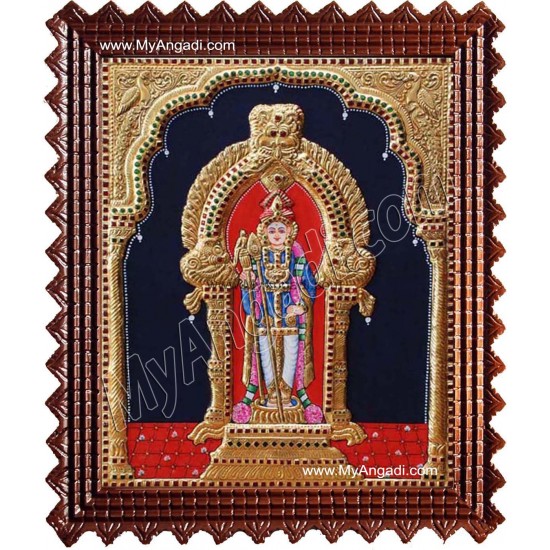 Murugan Tanjore Painting, Murugar Tanjore Painting