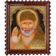 Shiridi Sai Baba Tanjore Painting, Saint Tanjore Painting