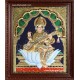 Saraswathi Tanjore Painting, Traditional Saraswathi Tanjore Painting