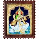 Saraswathi Tanjore Painting, Traditional Saraswathi Tanjore Painting