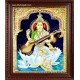 Saraswathi Tanjore Painting, Traditional Saraswathi Tanjore Painting