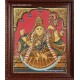 Antique Saraswathi Tanjore Painting, Traditional Saraswathi Tanjore Painting