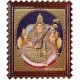 Oval Saraswathi Tanjore Painting, Traditional Saraswathi Tanjore Painting