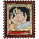Ganesha With Books Tanjore Painting, Ganesha Tanjore Painting
