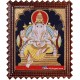 Ganesha Tanjore Painting, Ganesha Tanjore Painting