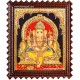 Mantap Ganesha Tanjore Painting, Ganesha Tanjore Painting