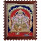 Mantap Ganesha Tanjore Painting, Ganesha Tanjore Painting