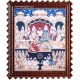 Vishnu Kalayanam Tanjore Painting, Vishnu Lakshmi Tanjore Painting