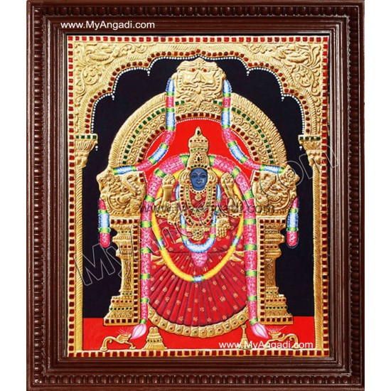 Thaayar Tanjore Painting, Tirupati Padmavathi Thayar Tanjore Painting