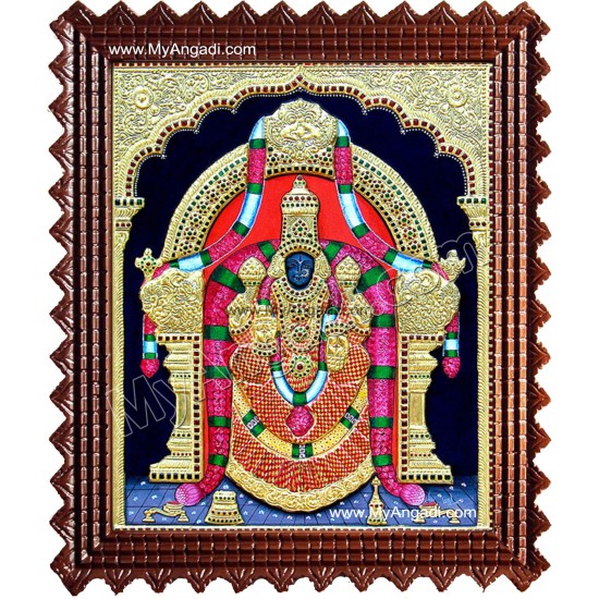 Thaayar Tanjore Painting, Tirupati Padmavathi Thayar Tanjore Painting