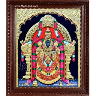 Thaayar Tanjore Painting, Tirupati Padmavathi Thayar Tanjore Painting
