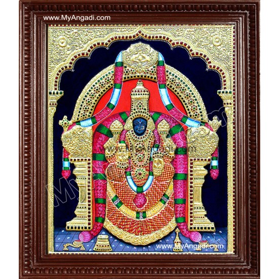 Thaayar Tanjore Painting, Tirupati Padmavathi Thayar Tanjore Painting