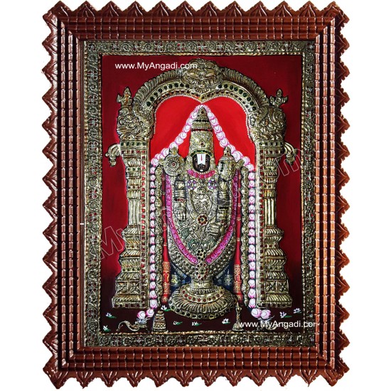 Thirupathi Venkatachalapathi Tanjore Painting Thirupathi Venkatachalapathi Tanjore Painting