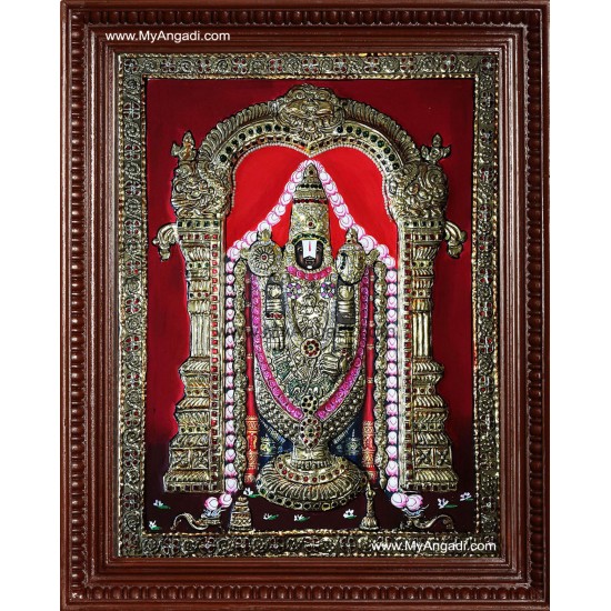 Thirupathi Venkatachalapathi Tanjore Painting Thirupathi Venkatachalapathi Tanjore Painting