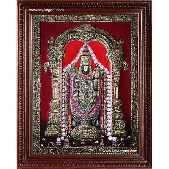 Thirupathi Venkatachalapathi Tanjore Painting