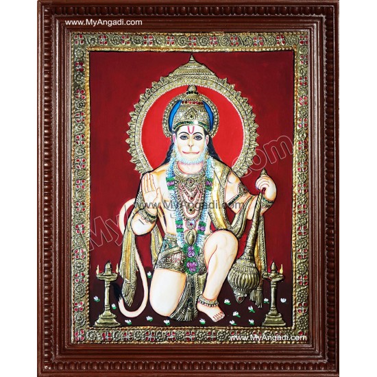 Hanuman Tanjore Painting