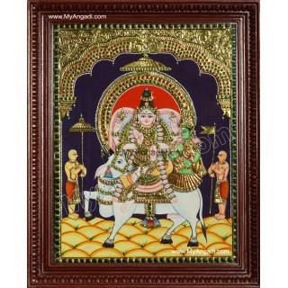 Pradosham Sivan Tanjore Painting