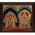 Thirupathi Venkatachalapathi & Thaayar Padmavathi Tanjore Painting