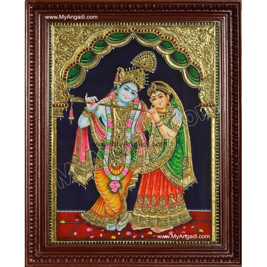 Radha Krishna Tanjore Painting Radha Krishna Tanjore Painting