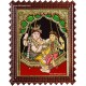 Swinging Radha Krishna Tanjore Painting