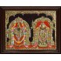 Thirupathi Venkatachalapathi & Thaayar Padmavathi Tanjore Painting