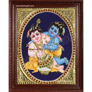 Balaram Krishna Tanjore Painting