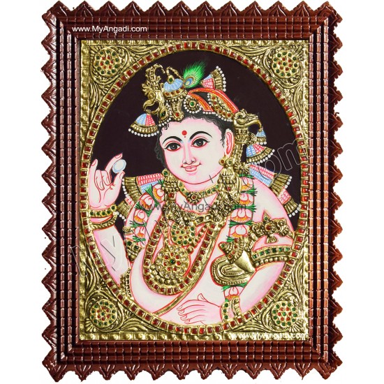 Krishna Tanjore Painting Krishna Tanjore Painting