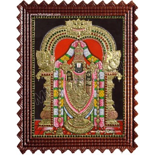 Thirupathi Venkatachalapathi Tanjore Painting