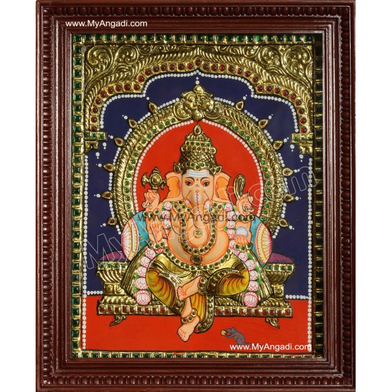 Ganesha Tanjore Painting Ganesha Tanjore Painting