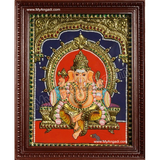 Ganesha Tanjore Painting