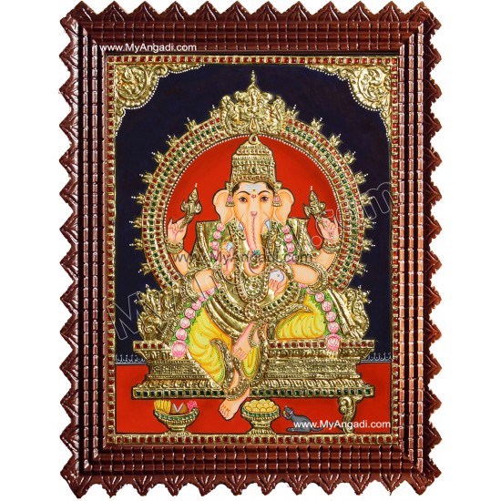 Ganesha Tanjore Painting