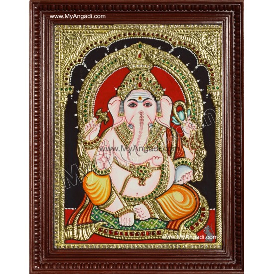 Ganesha Tanjore Painting Ganesha Tanjore Painting