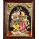 Krishna Rukmani Tanjore Painting