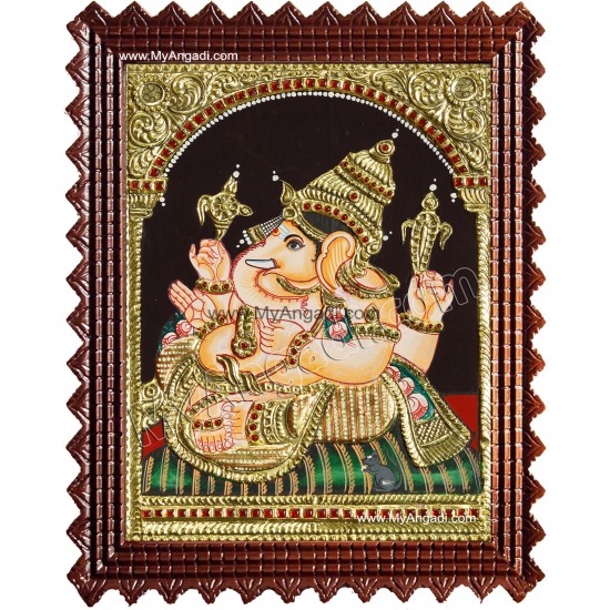 Ganesha Tanjore Painting Ganesha Tanjore Painting