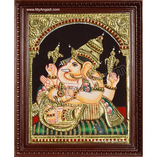 Ganesha Tanjore Painting Ganesha Tanjore Painting