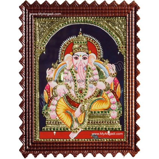 Ganesha Tanjore Painting