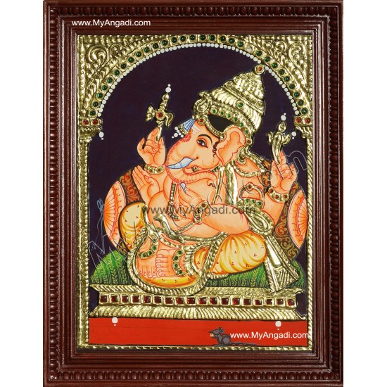 Ganesha Tanjore Painting