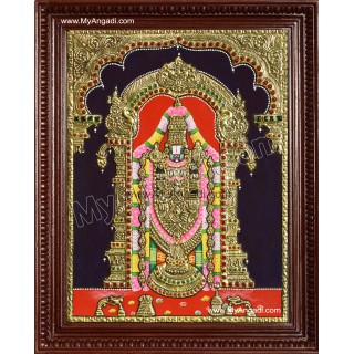 Thirupathi Venkatachalapathi Tanjore Painting