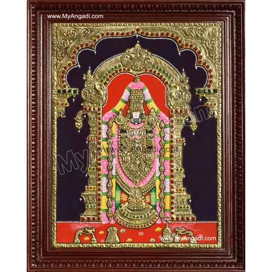 Thirupathi Venkatachalapathi Tanjore Painting Thirupathi Venkatachalapathi Tanjore Painting