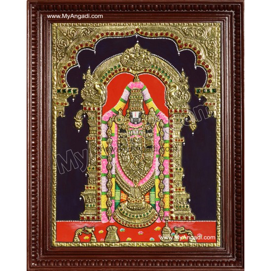 Thirupathi Venkatachalapathi Tanjore Painting