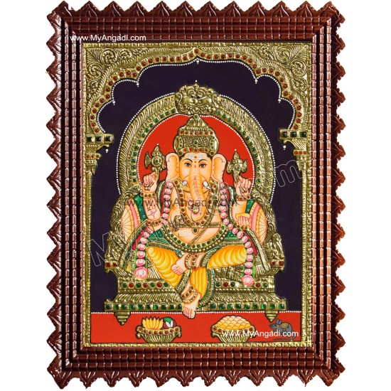 Ganesha Tanjore Painting Ganesha Tanjore Painting